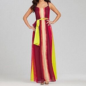 Gianni Bini Chiffon Cava Maxi Dress​​